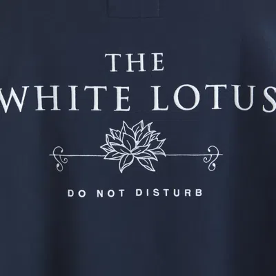 Abercrombie & Fitch The White Lotus Graphic Crew Sweatshirt In Blue
