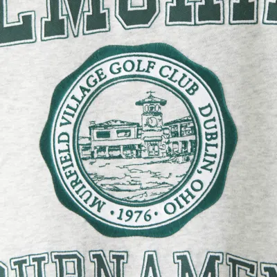 Abercrombie & Fitch Memorial Tournament Graphic Crew Sweatshirt In Gray