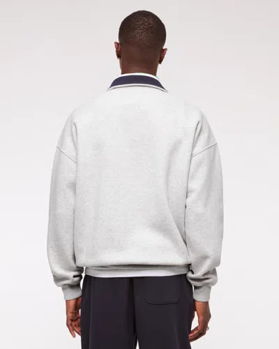 Abercrombie & Fitch Vol. 28 Half-zip Sweatshirt In Neutral