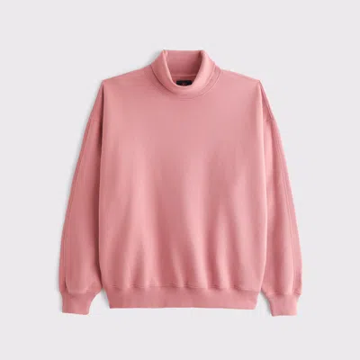 Abercrombie & Fitch Vol. 28 Turtleneck Sweatshirt In Neutral