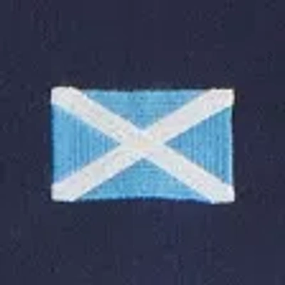 Abercrombie & Fitch Scottish Open Graphic Half-zip Sweatshirt In Blue