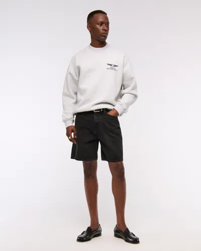 Abercrombie & Fitch Scottish Open Graphic Crew Sweatshirt In Gray