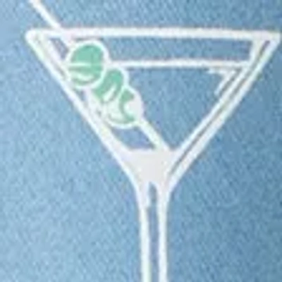 Abercrombie & Fitch Golf Graphic Crew Sweatshirt In Blue