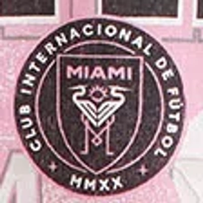 Abercrombie & Fitch Inter Miami Cf Graphic Crew Sweatshirt In Pink