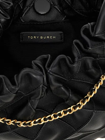 Tory Burch Fleming Mini Hand Bags Black