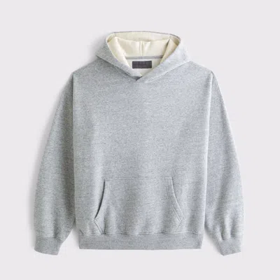 Abercrombie & Fitch Essential Popover Hoodie In Gray