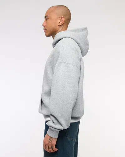 Abercrombie & Fitch Essential Popover Hoodie In Gray