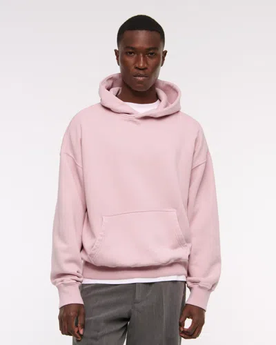 Abercrombie & Fitch Essential Popover Hoodie In Pink