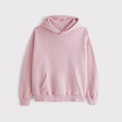 Abercrombie & Fitch Essential Popover Hoodie In Pink