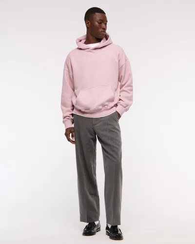 Abercrombie & Fitch Essential Popover Hoodie In Pink