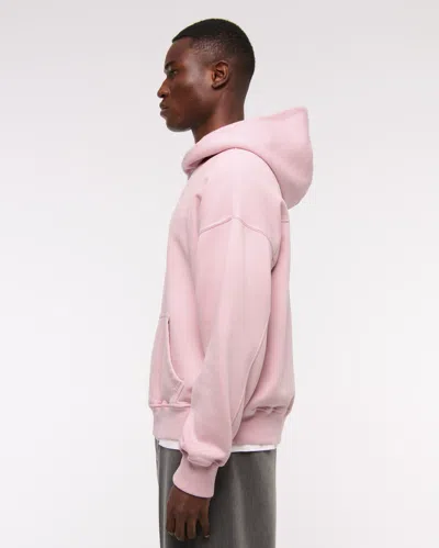 Abercrombie & Fitch Essential Popover Hoodie In Pink
