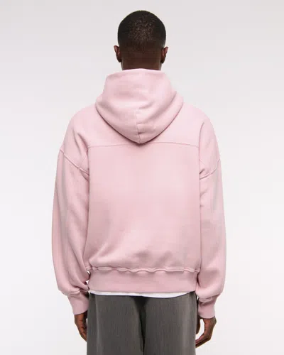 Abercrombie & Fitch Essential Popover Hoodie In Pink