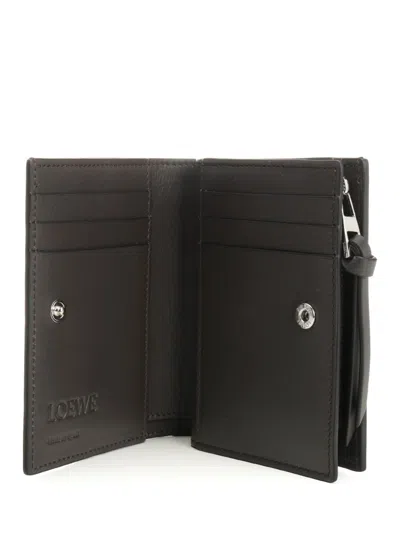 Loewe Futurist Cat Compact Wallet In Classic Calfskin