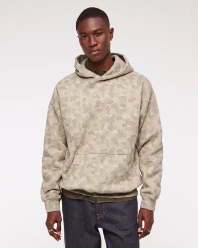 Abercrombie & Fitch Essential Popover Hoodie In Neutral