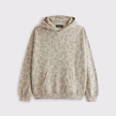 Abercrombie & Fitch Essential Popover Hoodie In Neutral
