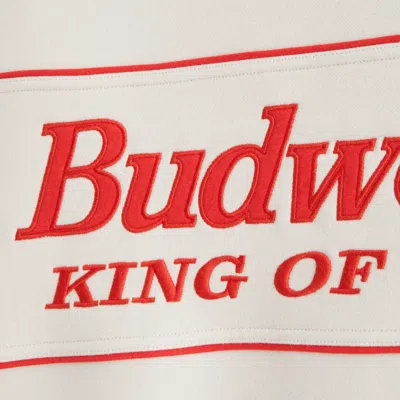 Abercrombie & Fitch Budweiser Graphic Crew Sweatshirt In Brown