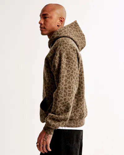 Abercrombie & Fitch Essential Popover Hoodie In White