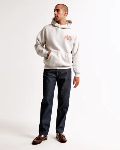 Abercrombie & Fitch Denver Broncos Graphic Popover Hoodie In White