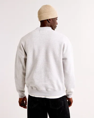 Abercrombie & Fitch Walter Payton Graphic Crew Sweatshirt In White