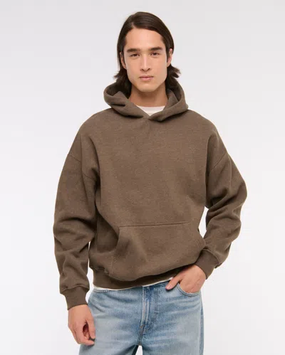 Abercrombie & Fitch Essential Popover Hoodie In Brown