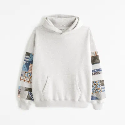Abercrombie & Fitch Essential Popover Hoodie In White