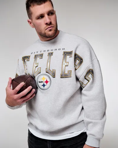 Abercrombie & Fitch Pittsburgh Steelers Graphic Crew Sweatshirt