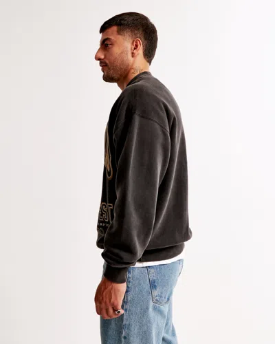 Abercrombie & Fitch New Orleans Saints Graphic Crew Sweatshirt