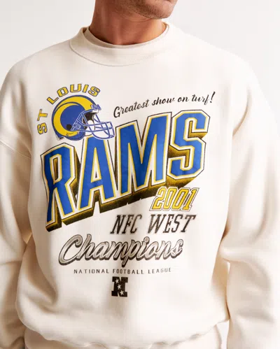 Abercrombie & Fitch St. Louis Rams Graphic Crew Sweatshirt