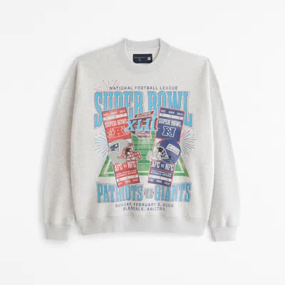 Abercrombie & Fitch Vintage Super Bowl Graphic Crew Sweatshirt