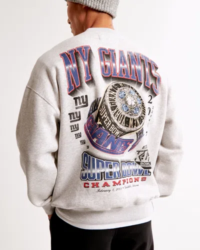 Abercrombie & Fitch New York Giants Graphic Crew Sweatshirt
