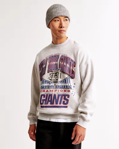 Abercrombie & Fitch New York Giants Graphic Crew Sweatshirt