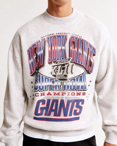 Abercrombie & Fitch New York Giants Graphic Crew Sweatshirt