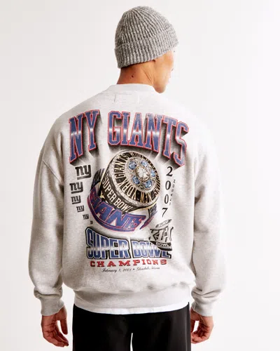 Abercrombie & Fitch New York Giants Graphic Crew Sweatshirt
