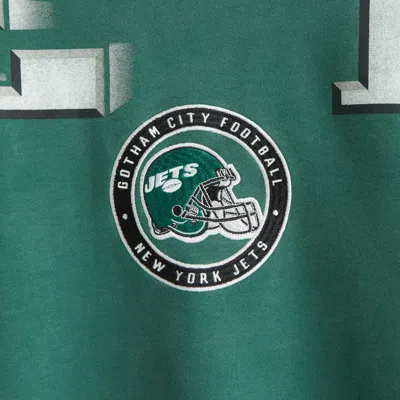 Abercrombie & Fitch New York Jets Graphic Crew Sweatshirt In Green