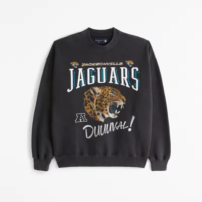 Abercrombie & Fitch Jacksonville Jaguars Graphic Crew Sweatshirt