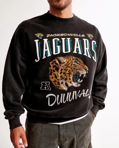 Abercrombie & Fitch Jacksonville Jaguars Graphic Crew Sweatshirt