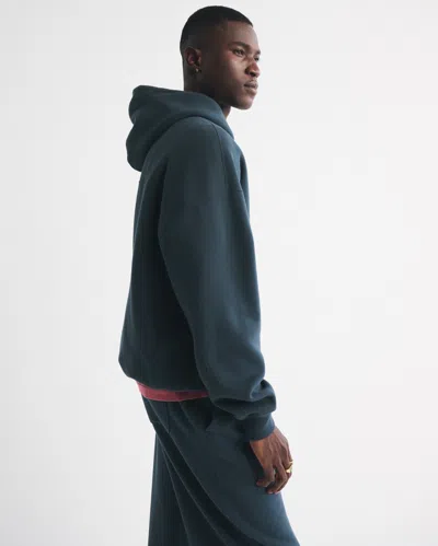 Abercrombie & Fitch Essential Popover Hoodie In Blue