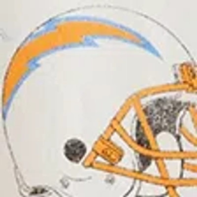 Abercrombie & Fitch Vintage 1994 Chargers Graphic Crew Sweatshirt In White