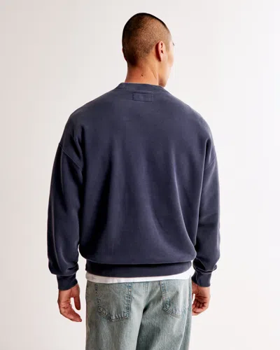 Abercrombie & Fitch Denver Broncos Graphic Crew Sweatshirt In White