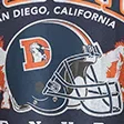 Abercrombie & Fitch Denver Broncos Graphic Crew Sweatshirt In White