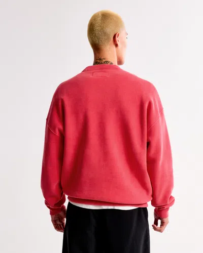 Abercrombie & Fitch Kansas City Chiefs Graphic Crew Sweatshirt In Red