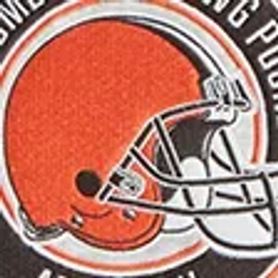 Abercrombie & Fitch Cleveland Browns Graphic Crew Sweatshirt In Gray