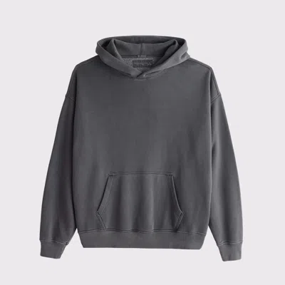 Abercrombie & Fitch Essential Popover Hoodie In Gray