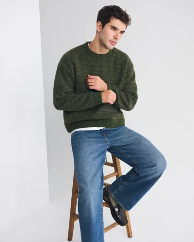 Abercrombie & Fitch A&f Essential Crew Sweater In Green