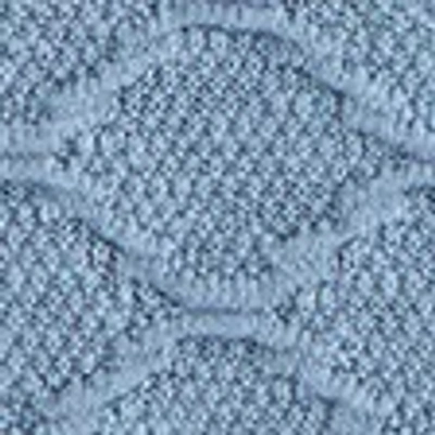 Abercrombie & Fitch Crochet-style Button-through Sweater Polo In Blue