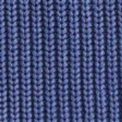 Abercrombie & Fitch Oversized Waffle Crew Sweater In Blue