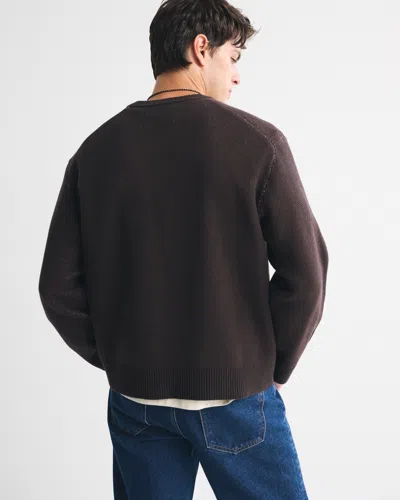 Abercrombie & Fitch Cleveland Browns Crew Sweater In Brown