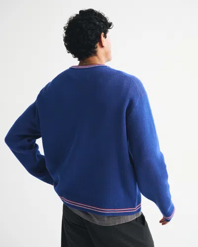 Abercrombie & Fitch New York Giants Crew Sweater In Brown