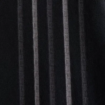 Abercrombie & Fitch Long-sleeve Zip Sweater Polo In Black