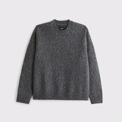 Abercrombie & Fitch Cozy Crew Sweater In Gray